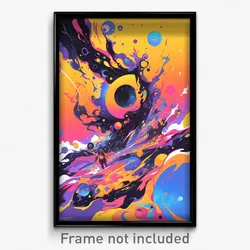 Art Poster - Fancy Circle (Psychedelic Trippy Weird 11x17 Print)