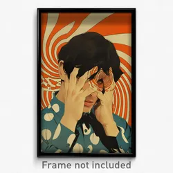 Bollywood Movie Poster - Boy Feeling Self Conscious, Made Up Blue Serafuku