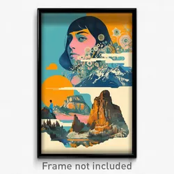 Bollywood Movie Poster - Amazing Summit (India Retro Hindi Film Art Print)