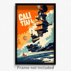 Movie Art Poster - Calm Staith (Psychedelic Trippy Retro Cartoon Film Print)