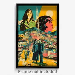 Brazilian Movie Poster - Slim Architecture (Brazil Retro Film Art Print)