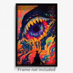 Russian Movie Poster - Lovely Maw (Russia Psychedelic Art Retro Film Print)