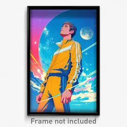 Movie Art Poster - Man Feeling Mixed Up, Reasonable Track Uniform (Film Print)