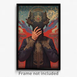 Russian Movie Poster - Man Feeling Wrath, Antique Lace Trim (Russia Art Print)