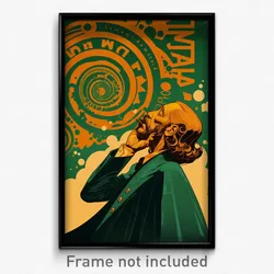 Brazilian Movie Poster - Man Feeling Self Respecting, Expensive Green Capelet