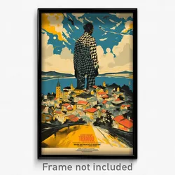 French Movie Poster - Boy Feeling Vicious, Oddball Argyle Legwear (Art Print)