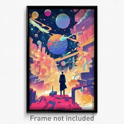 Movie Art Poster - Bright Brickyard (Psychedelic Retro Weird Film Print)