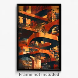 Brazilian Movie Poster - Arctic Futuristic Architecture (Brazil Film Art Print)
