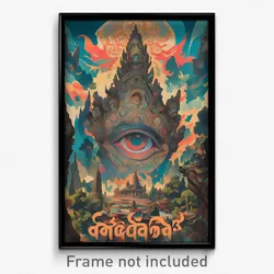Thai Movie Poster - Muted Mind Journey (Thailand Retro Film Art Print)
