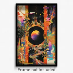 Icelandic Movie Poster - Harmonious Parapet (Iceland Retro Film Art Print)