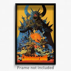 German Movie Poster - Gargantuan Remains (Germany Retro Film Art Print)