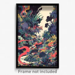 Art Poster - Bumpy Matrix (Psychedelic Trippy Weird 11x17 Print)