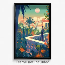 Spanish Movie Poster - Pretty Paris (Spain Psychedelic Art Retro Film Print)