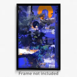 Art Poster - Abandoned Aperture (Psychedelic Trippy Weird 11x17 Print)
