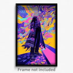 Anime Art Poster - Man Feeling Fright, Old Fashioned Impossible Clothes (Print)