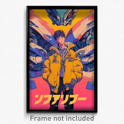 Movie Art Poster - Man Feeling Lonely, Soft Shared Clothes (Retro Film Print)