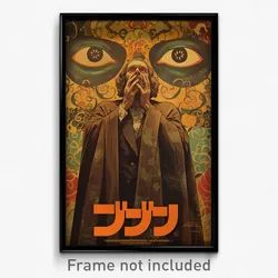 Brazilian Movie Poster - Man Feeling Uncertainty, Outlandish Brown Cloak (Print)