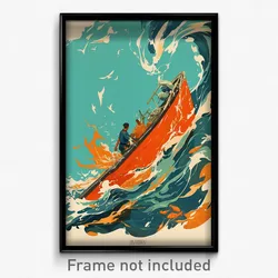 Indonesian Movie Poster - Flashy Shipwreck (Indonesia Retro Film Art Print)