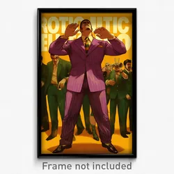 Brazilian Movie Poster - Man Feeling Outrage, Studious Purple Legwear (Print)