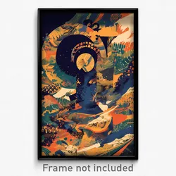 Spanish Movie Poster - Dry Bend (Spain Psychedelic Trippy Art Retro Film Print)
