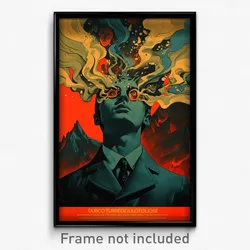 German Movie Poster - Complex Depths (Germany Psychedelic Art Retro Film Print)