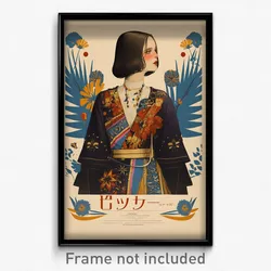 Icelandic Movie Poster - Girl Feeling Liking, Flamboyant Embellished Costume