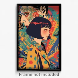 Greek Movie Poster - Girl Feeling Jealousy, Well Off Popped Collar (Art Print)