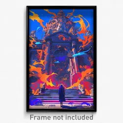Art Poster - Rundown Safehouse (Psychedelic Trippy Weird 11x17 Print)