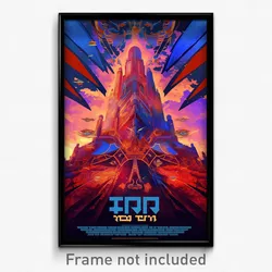 Hebrew Movie Poster - Humongous Coop (Israel Psychedelic Art Retro Film Print)