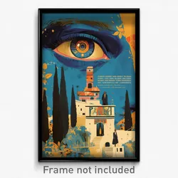 Greek Movie Poster - Exotic Hermitage (Greece Psychedelic Art Retro Film Print)