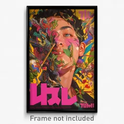 Thai Movie Poster - Damaged Scrub (Thailand Psychedelic Art Retro Film Print)