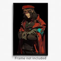 Anime Art Poster - Man Feeling Brazen Wearing Aged Police Uniform (Print)