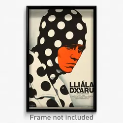 Icelandic Movie Poster - Man Feeling Dislike, Extra Large Polka Dot (Art Print)
