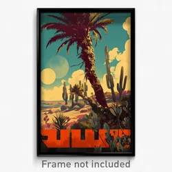 Hebrew Movie Poster - Secret Derelict (Israel Psychedelic Art Retro Film Print)
