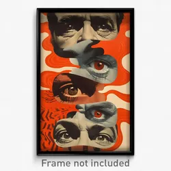 German Movie Poster - Brown Channel (Germany Psychedelic Art Retro Film Print)