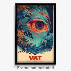 Spanish Movie Poster - Lavish Vike (Spain Psychedelic Art Retro Film Print)