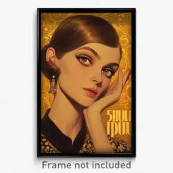 Russian Movie Poster - Woman Feeling Excited, Handsome Black Shorts (Art Print)