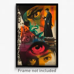 Japanese Movie Poster - Awesome Steps (Japan Psychedelic Art Retro Film Print)