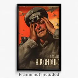 German Movie Poster - Man Feeling Contentment, Realistic Chaldea Uniform (Print)