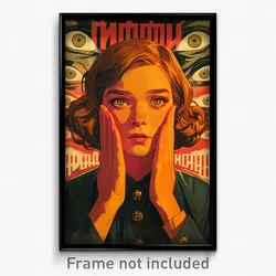 Russian Movie Poster - Girl Feeling Uneasiness, Grand Buckle (Russia Art Print)