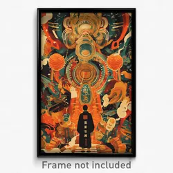 Chinese Movie Poster - Unique Reservoir (China Psychedelic Art Retro Film Print)