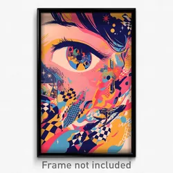 Brazilian Movie Poster - Nice Port (Brazil Psychedelic Art Retro Film Print)