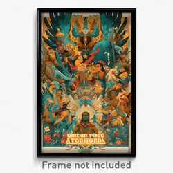 Mexican Movie Poster - Measly Coast (Mexico Psychedelic Art Retro Film Print)