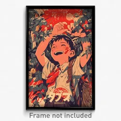 Indonesian Movie Poster - Boy Feeling Positive, Webbed Red Ribbon (Art Print)