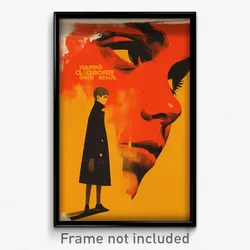 Brazilian Movie Poster - Boy Feeling Schadenfreude, Taut Coat (Brazil Art Print)