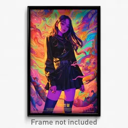 Korean Movie Poster - Girl Feeling Longing, Drab Over Kneehighs (Art Print)