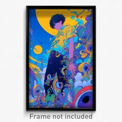 Anime Art Poster - Boy Feeling Loopy Wearing Glorious Leggings (Print)