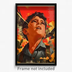 Mexican Movie Poster - Boy Feeling Glee, Wobbly Red Scrunchie (Mexico Art Print)