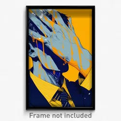 Anime Art Poster - Man Feeling Fright Wearing Acceptable Gloves (Print)