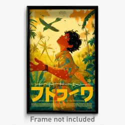 Brazilian Movie Poster - Boy Feeling Tension, Heartfelt Short Jumpsuit (Print)